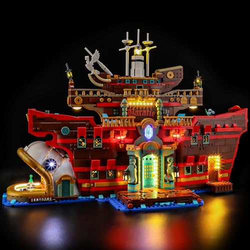 BRIKSMAX 20 Light Kit Compatible with Lego ONE Piece The Baratie Floating Restaurant 75640 Building Sets LED Lighting Kits Accessories Only CableHiding Tech for Display Gifts Collectors - Image 1
