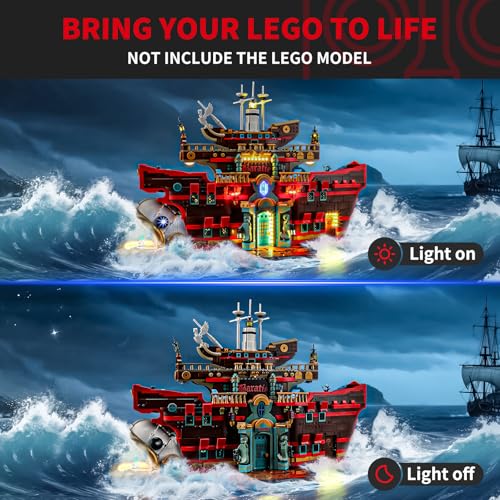 BRIKSMAX 20 Light Kit Compatible with Lego ONE Piece The Baratie Floating Restaurant 75640 Building Sets LED Lighting Kits Accessories Only CableHiding Tech for Display Gifts Collectors - Image 5
