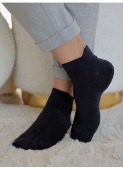 Buluş Organic 3-pack Black, Navy Blue, Anthracite - Special Heel Technology Viscose Men's Ankle Socks  - Image 1
