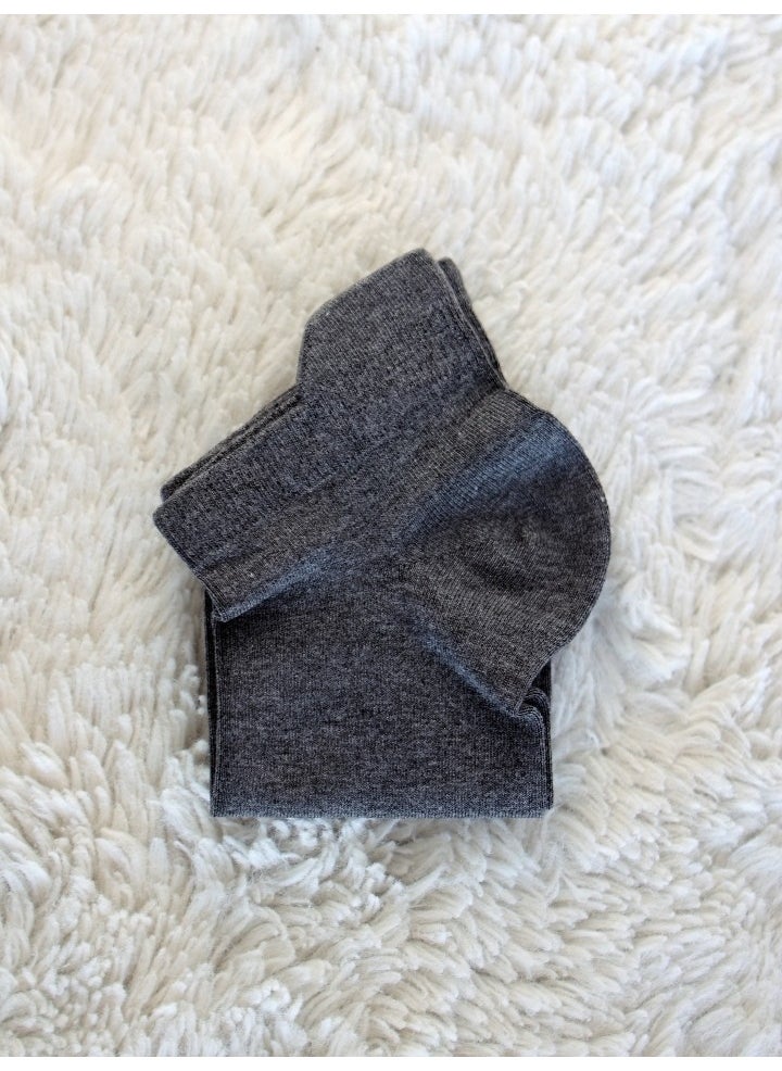 Buluş Organic - 3-pack Black, Navy Blue, Anthracite - Special Heel Technology Viscose Men's Ankle Socks - Image 1