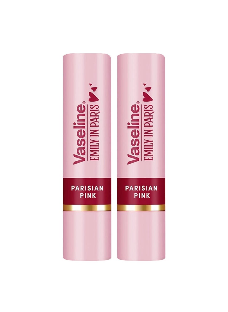 Vaseline شفاه إميلي في باريس باللون الوردي الباريسي - Image 1