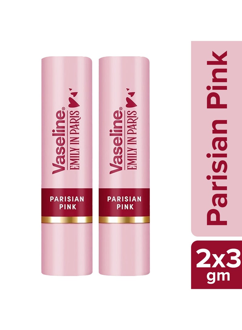 Vaseline شفاه إميلي في باريس باللون الوردي الباريسي - Image 2