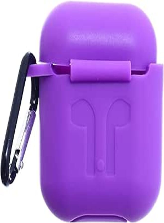 OR Silicone Full Protection airpods Case Cover - Purple
