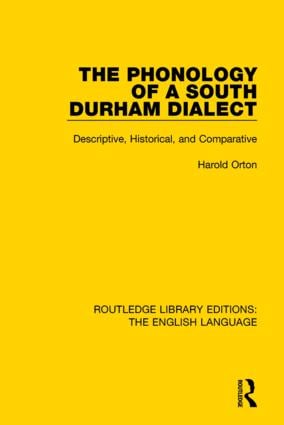 Phonology of a South Durham Dialect