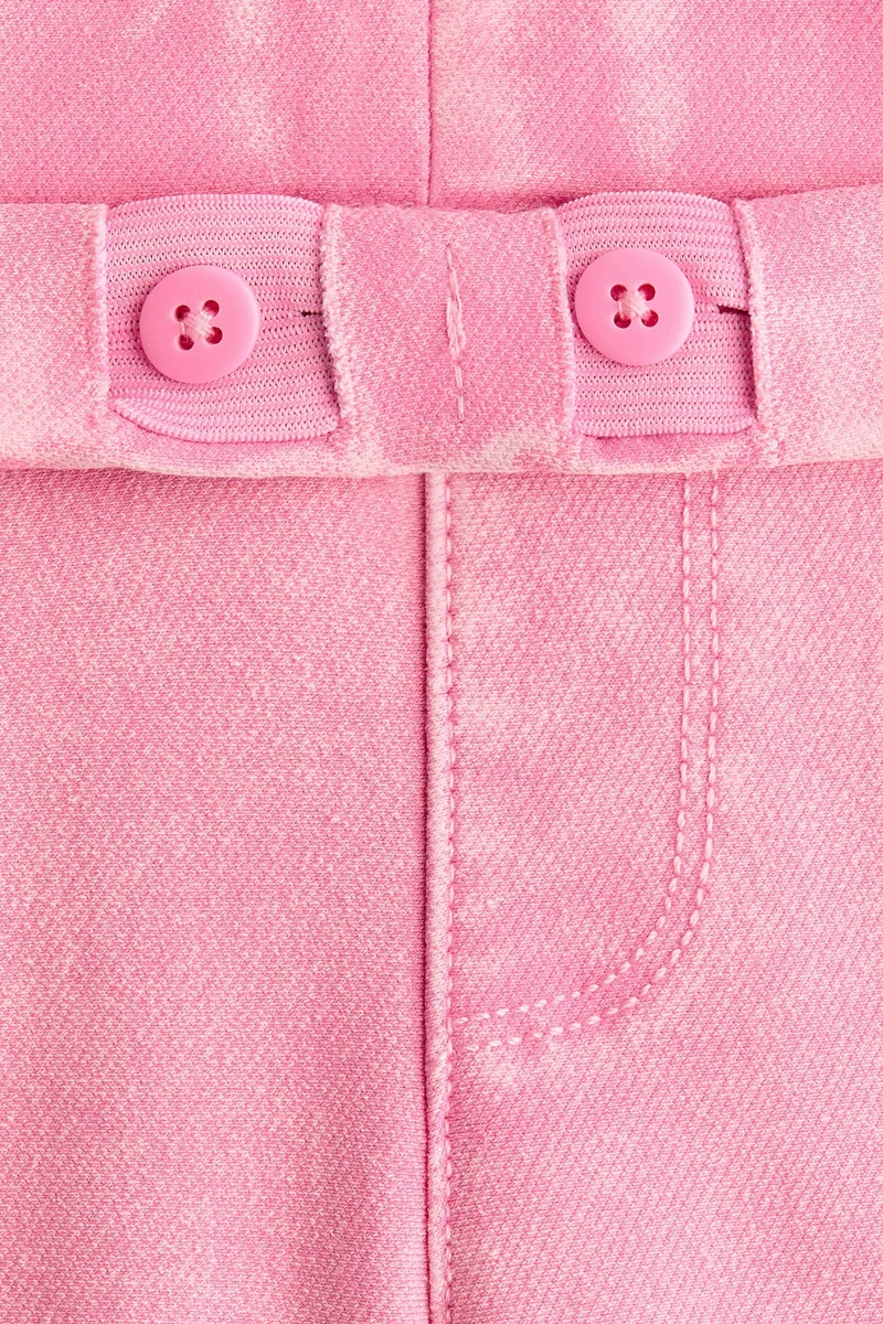 H&M Denim-look wide-leg jeggings