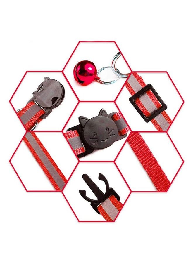 Neostyle NeoStyle 6 Pcs Cat Collars,Breakaway Kitten Collar with Reflective Nylon Strip and Bell  - Image 4