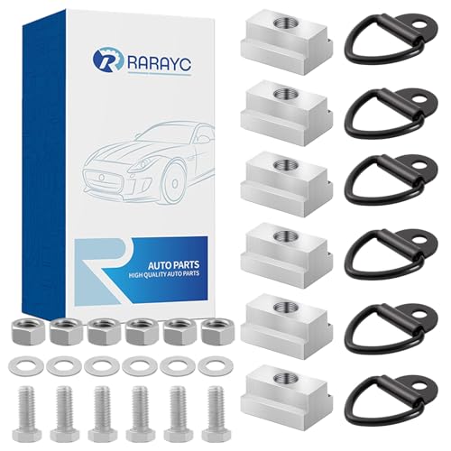RARAYC 6 PCS Bed Rail Accessories for Toyota Tacoma & Toyota Tundra - Image 1