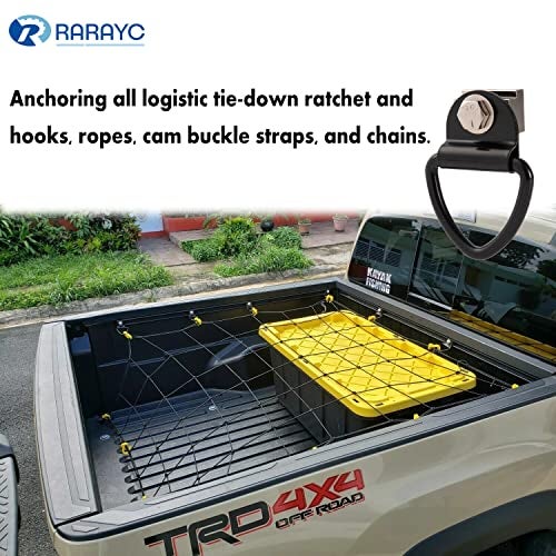 RARAYC 6 PCS Bed Rail Accessories for Toyota Tacoma & Toyota Tundra - Image 4