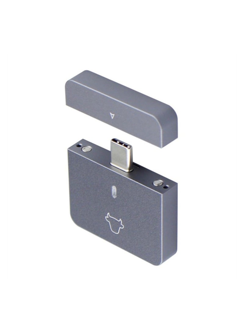 M.2 NVMe SSD Enclosure Aluminum Tool-Free Adapter, 10Gbps USB3.2 Reader, for M.2 NVMe M-Key 2230 SSD, New 2230 Plug and Play M.2 Hard Drive Case, Support UASP, Plug and Play - Image 1