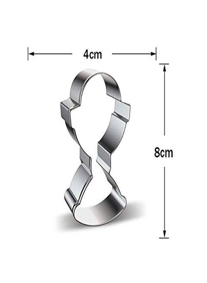 Aeyistry 3 Pcs Different Shapes Stainless Steel Cross Cookie Cutter,Easter Cookie Molds Cutters Set(Silver) - Image 3