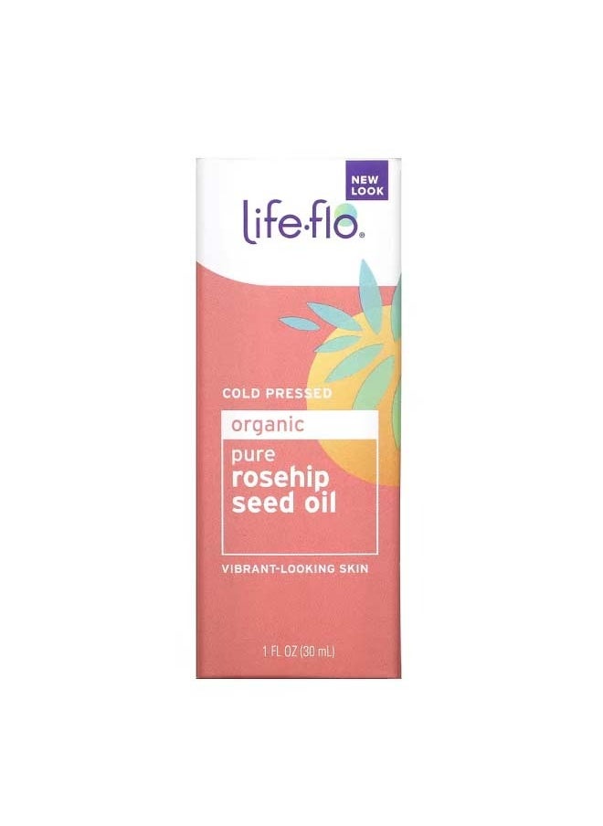 Life-flo Organic Pure Rosehip Seed Oil 1 fl oz 30 ml  - Image 2