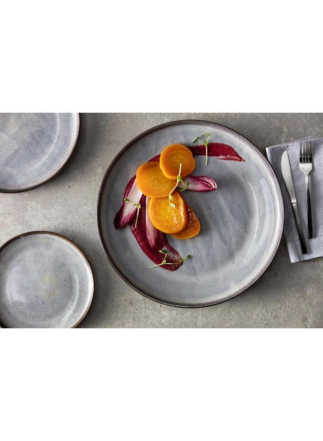 Fortessa Northern Lights Stoneware 16 Piece Dinnerware Set Service for 4 Silt - Image 2