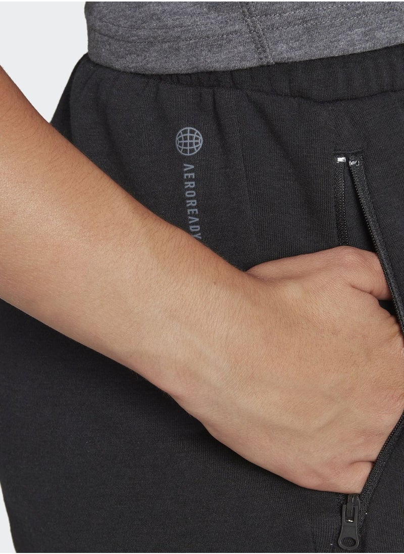 Adidas - Train Essentials Regular-Fit Cotton Training Joggers - Image 1