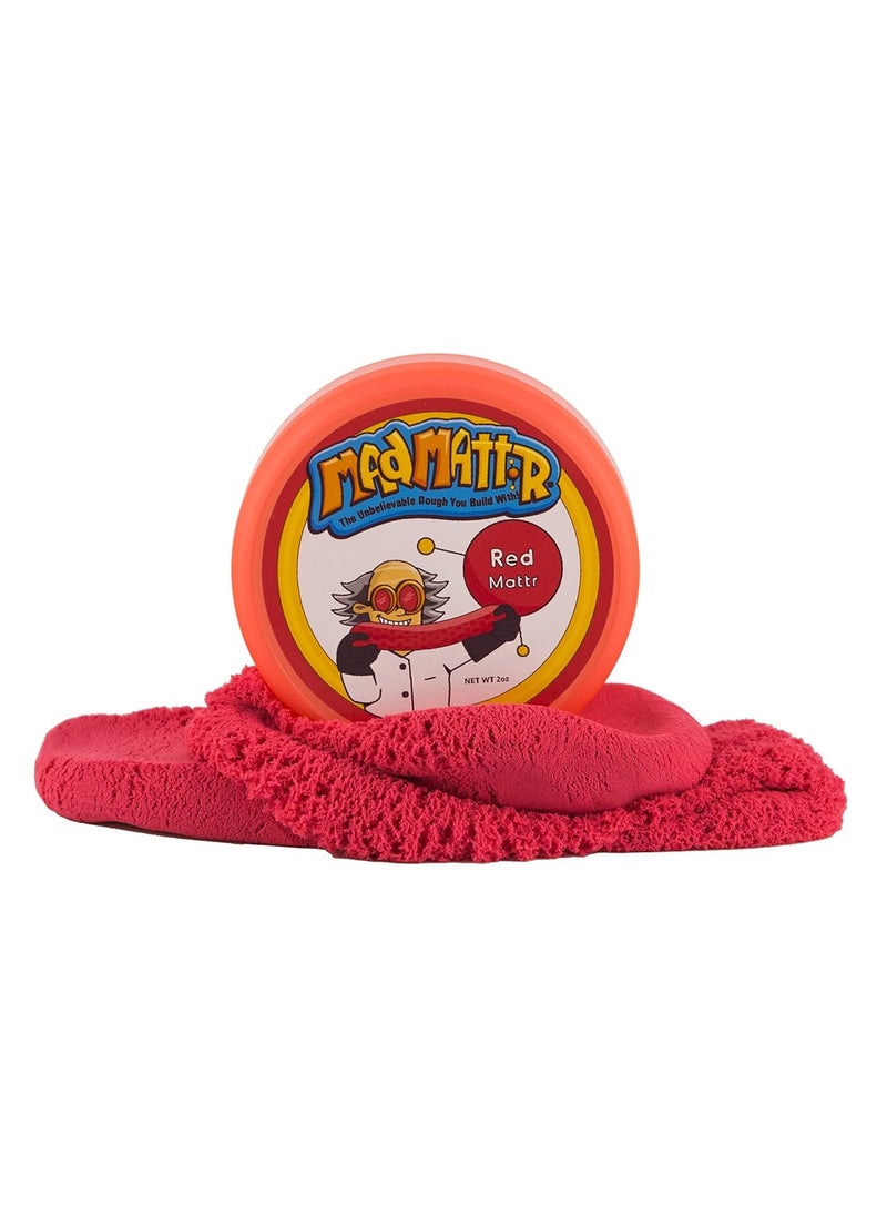 MAD MATTR - Mad Mattr Super-Soft Modeling Dough Compound, Red - Image 1