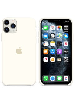 CATANES 3 Packs For iPhone 11 Pro Max Case and 2 Screen Protectors Slim Silicone Case Soft Anti-Scratch Full Body Shockproof Protective Case Cover White  - Image 3