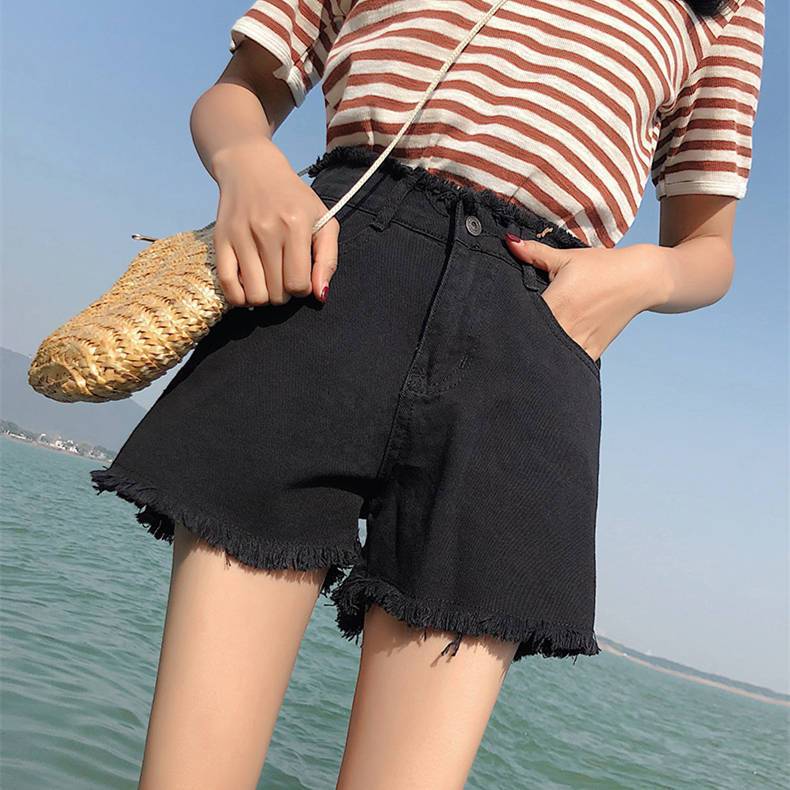 Denim Skirt Women'S 2024 Retro High Waist Spice Girl Short Anti-Walking Skirt Hip Skirt Pants - Image 1