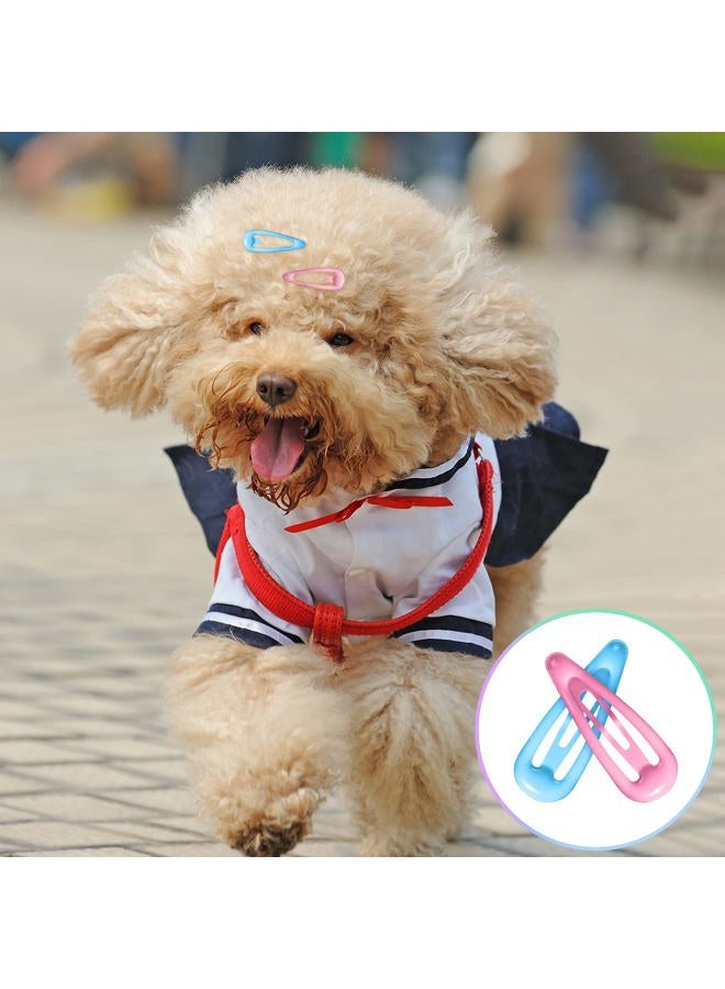 Mtlee 40 Pieces Dog Hair Clips Pet Hair Barrettes Grooming Products Small Snap Hair Clips Cute Pet Hairpin Headwear for Cat Puppy, 20 Pairs - Image 3