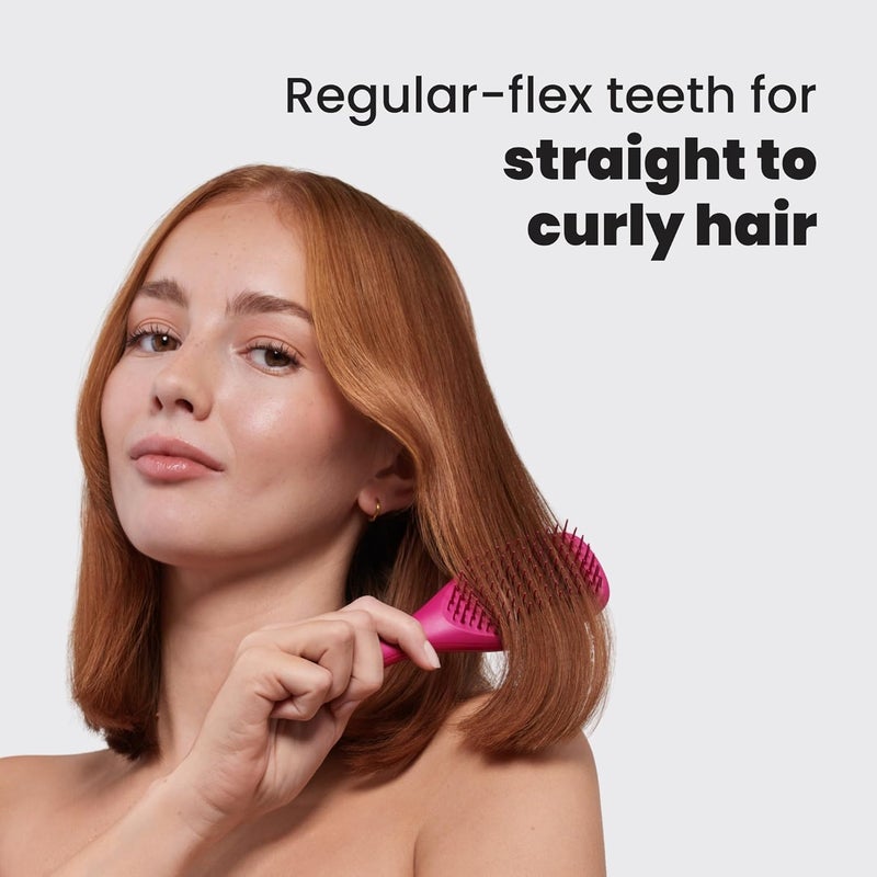 TANGLE TEEZER فرشاة شعر لإزالة التشابك النهائية، تقضي على العقد وتقلل من التكسر، فرشاة شعر صغيرة للسفر، للأيدي الصغيرة وجميع أنواع الشعر، توت كهربائي - Image 5