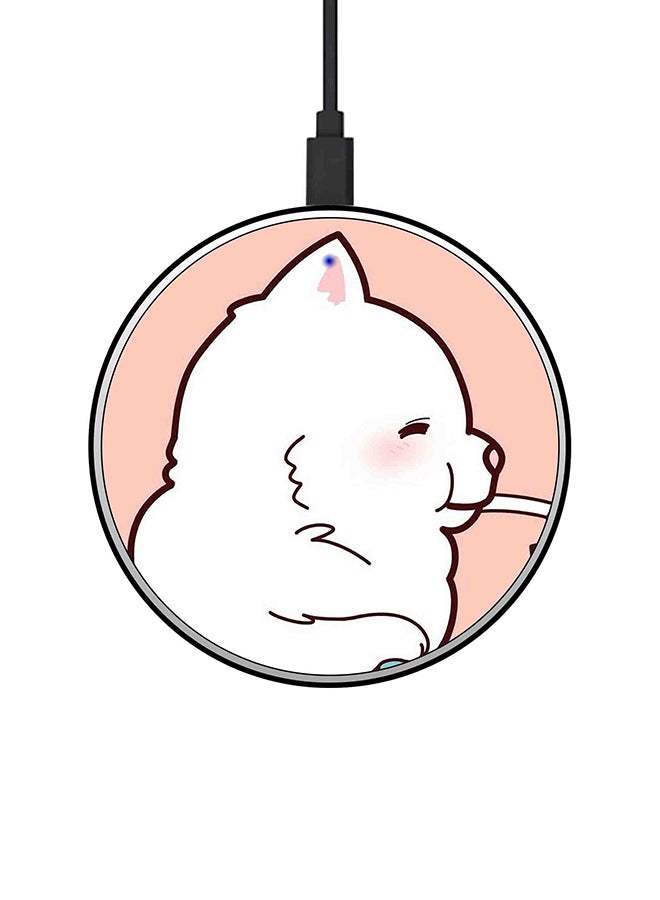 ثيودور شاحن لاسلكي سريع رفيع للغاية بقدرة 15 وات متعدد الألوان