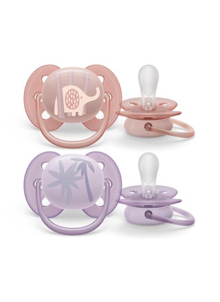 Ultra Soft Pacifier 0-6M - Girl