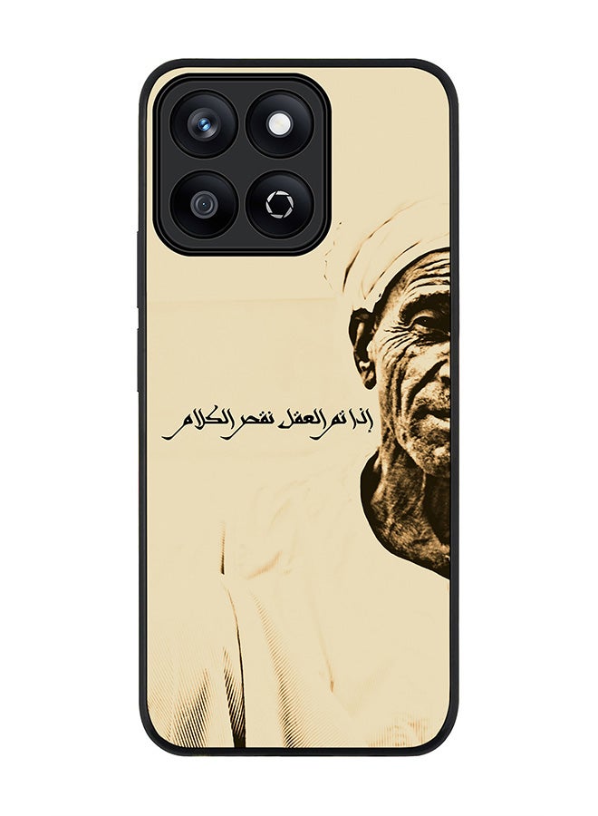 Stylizedd For Honor X7c 4G Case,Slim fit Camera Protection, Shockproof Thin Phone cover  - Speak Wisely  - Image 1