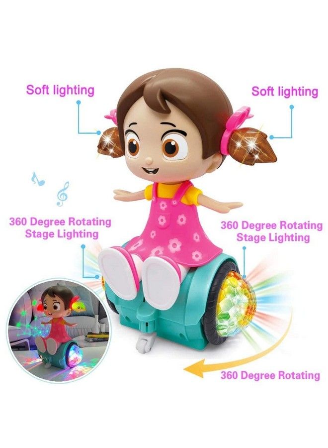 Magicwand Abs Plastic Bump & Go Stunt Tricycle Toy With 3D Lights For Kids - Image 5