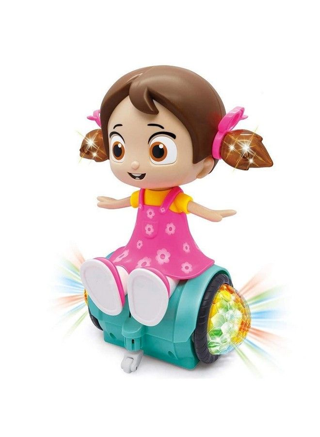 Magicwand Abs Plastic Bump & Go Stunt Tricycle Toy With 3D Lights For Kids - Image 2