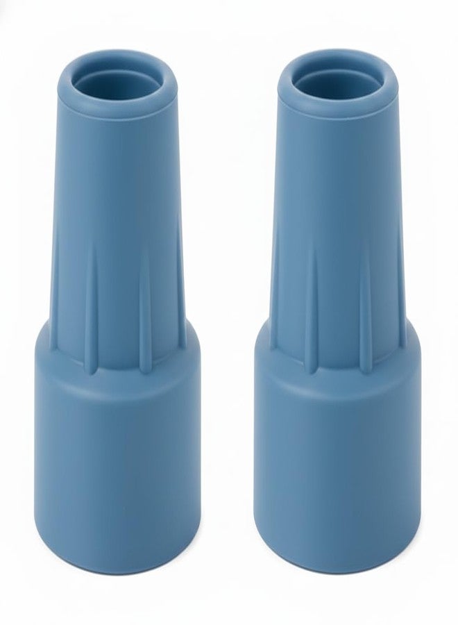 Aaram Single leg Walking Stick Rubber Shoes Ferrules 2 Pcs For 19mm or 3/4inch Pipe - Improves Grip, Stability, And Durability of single pole Walking Sticks - Image 1