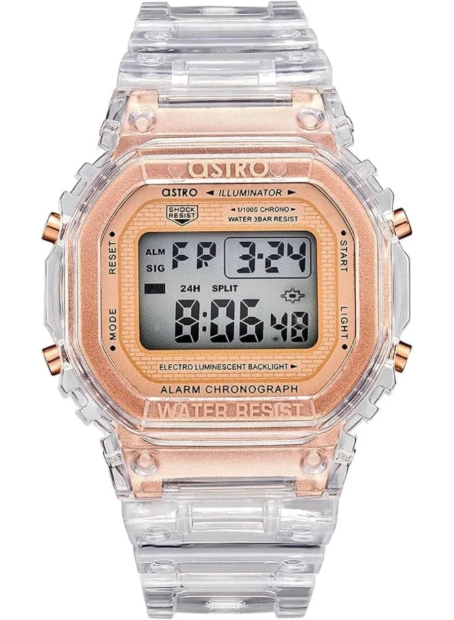 ASTRO Kids Quartz Movement Watch, Digital Display And Polyurethane Strap