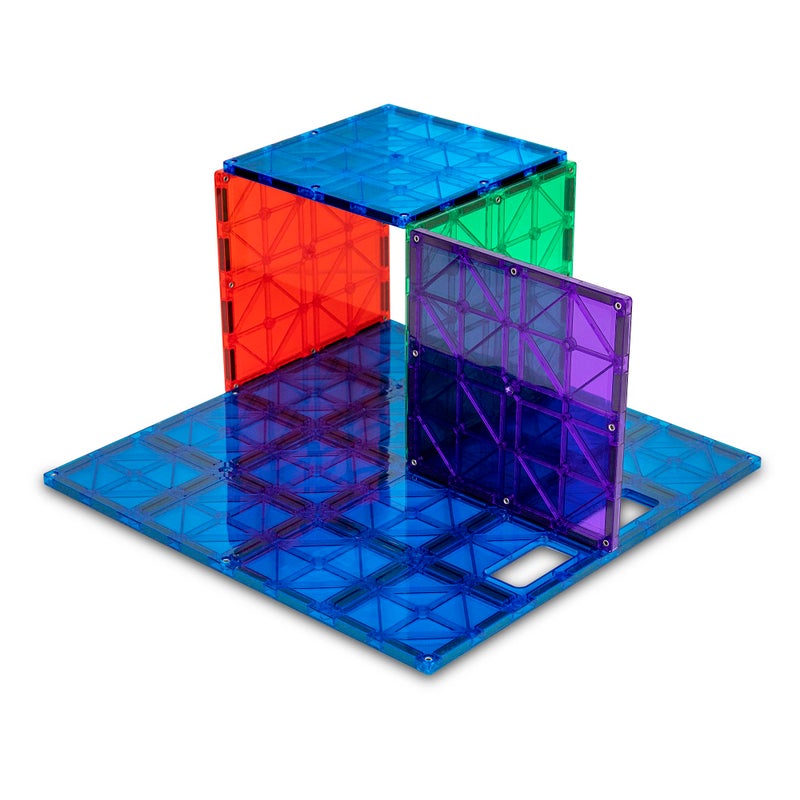 Playmags Super Durable Building Stabilizer Set Great Add On to All Magnet Tiles Sets Works with All Leading Brands 112x12  46x6 Colors May Vary - Image 2