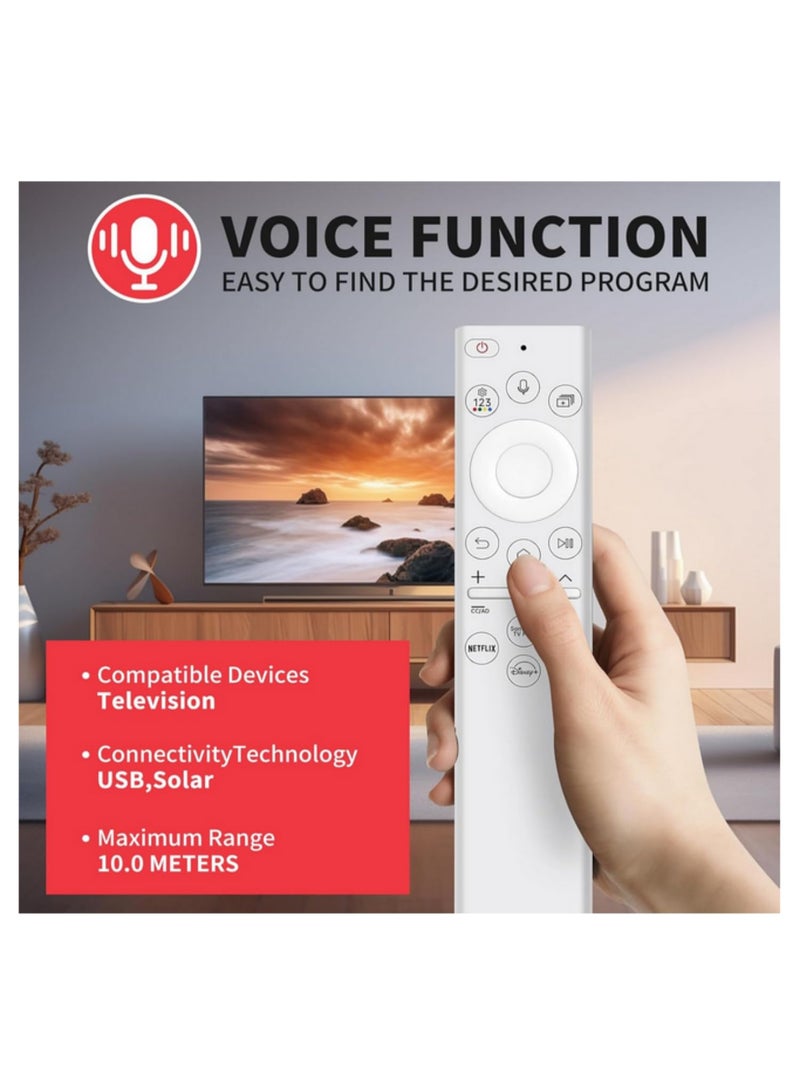 1pcs BN59-01391A Voice Rechargeable Solar Cell Remote Control TM2280E RMCSPB1EP1 For Samsung 2021-2022 Neo QLED TV Q70T Q80T Q90T - Image 4