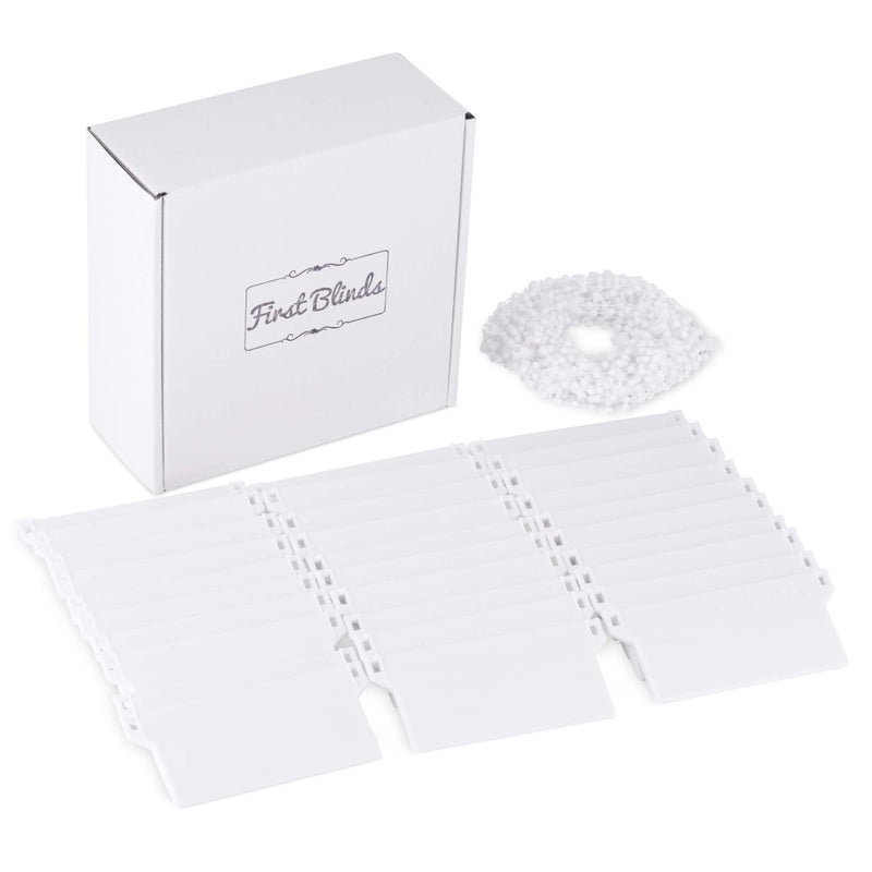 First blinds Vertical blind set 30 bottom weights and 6 meter chain 89mm 35 inchesReplacement Spares