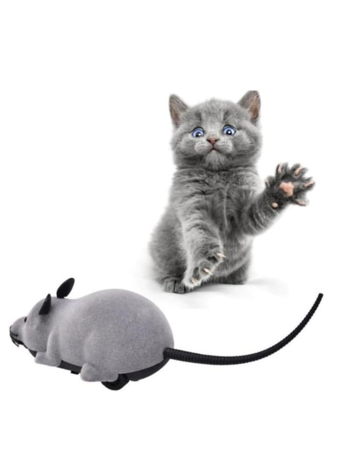Mini RC Wireless Remote Control Electronic Rat Mouse Mice Toy(Grey) - Image 3