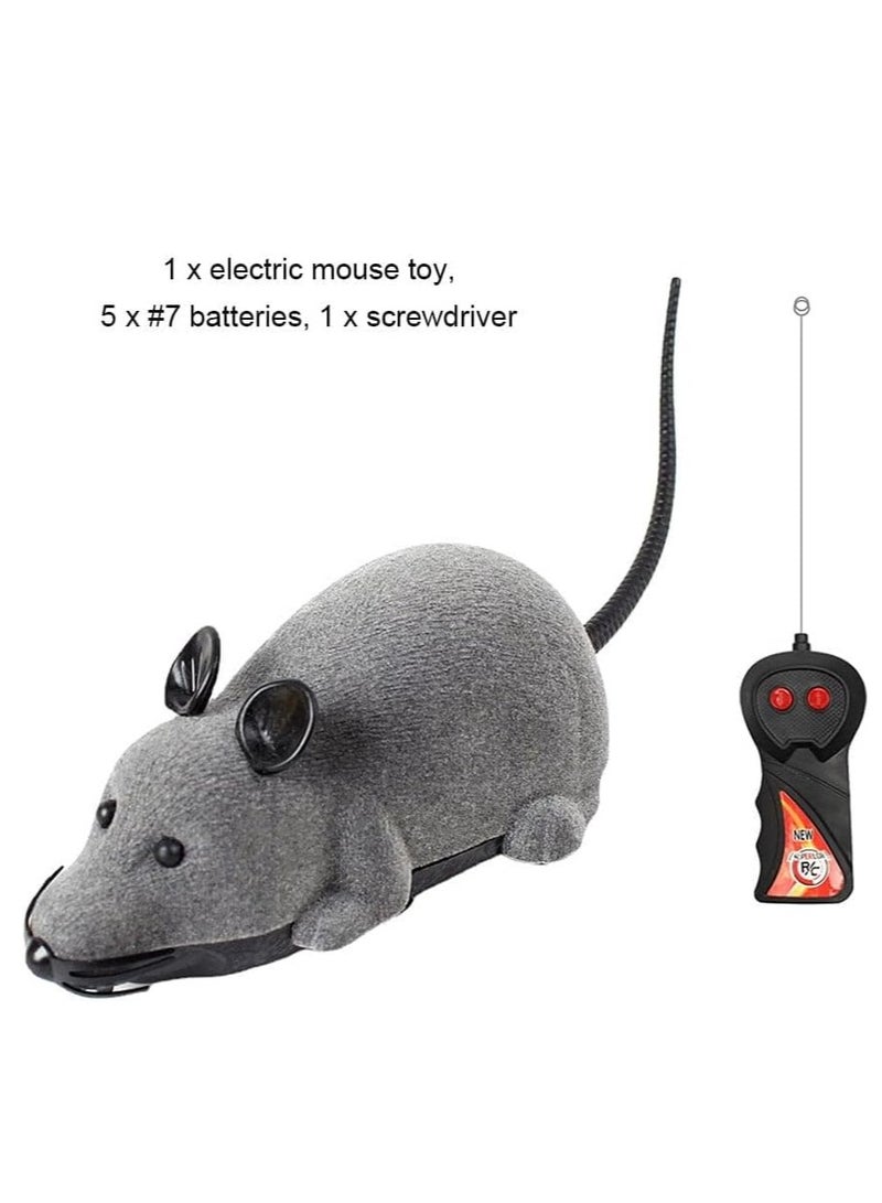 Mini RC Wireless Remote Control Electronic Rat Mouse Mice Toy(Grey) - Image 5
