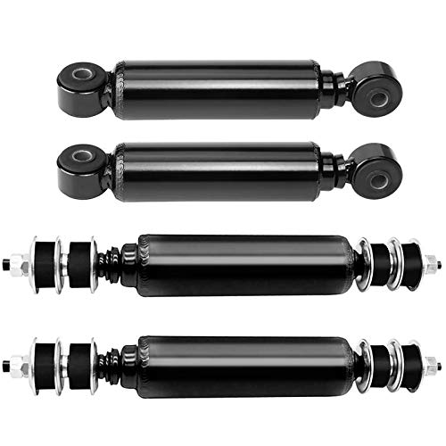 MOSNAI Club Car Front and Rear Shocks for Golf Cart - DS & E 1988-up, Precedent G&E 2004-up (2 Front + 2 Rear) - Replace OEM: 1014235, 1014236, 1010991, 1015813, 1013164 - Image 1