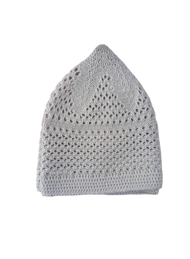 طاقية صلاة تركية من القطن – تصميم إسلامي أنيق مريح للاستخدام اليومي والعبادة - Image 4