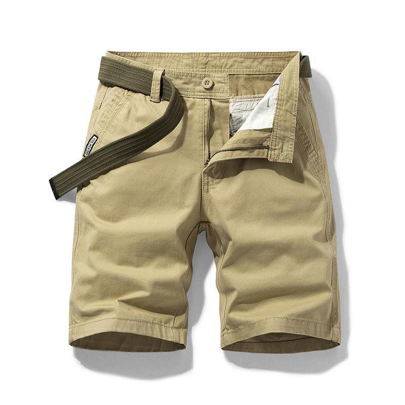 Cotton Summer Mens Casual Shorts Black  - Image 3