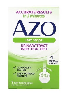 Urinary Tract Infection Test Strips 3 SelfTesting Strips