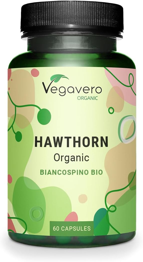 Vegavero كبسولات فيجافيرو العضوية من توت الزعرور 2800 ملغ 41 مستخلص بدون إضافات مختبرية مضادة للأكسدة طبيعية مكمل غذائي نباتي - Image 1
