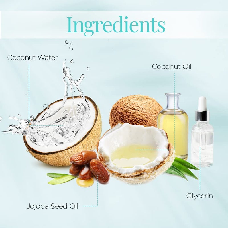 Body Drench Body Lotion for Women, Coconut Water â€“ Hydrating Coconut Lotion for Dry Skin, Moisturizer Skin Care, 16.9 fl oz - Image 5