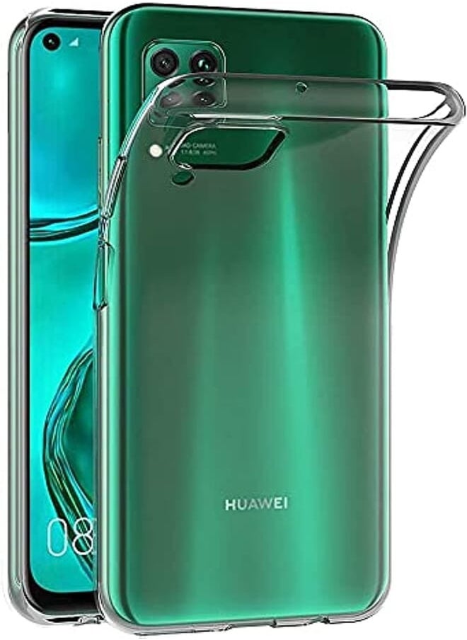 MaiJin - MaiJin Case for Huawei P40 Lite/Nova 6 SE/Nova 7i (6.4 inch) Soft TPU Rubber Gel Bumper Transparent Back Cover - Image 1