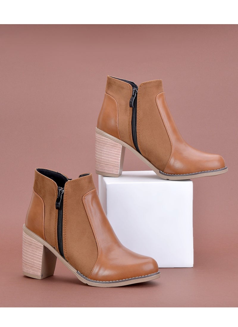 Run  - Ankle boot leather & suede-Havan - Image 1