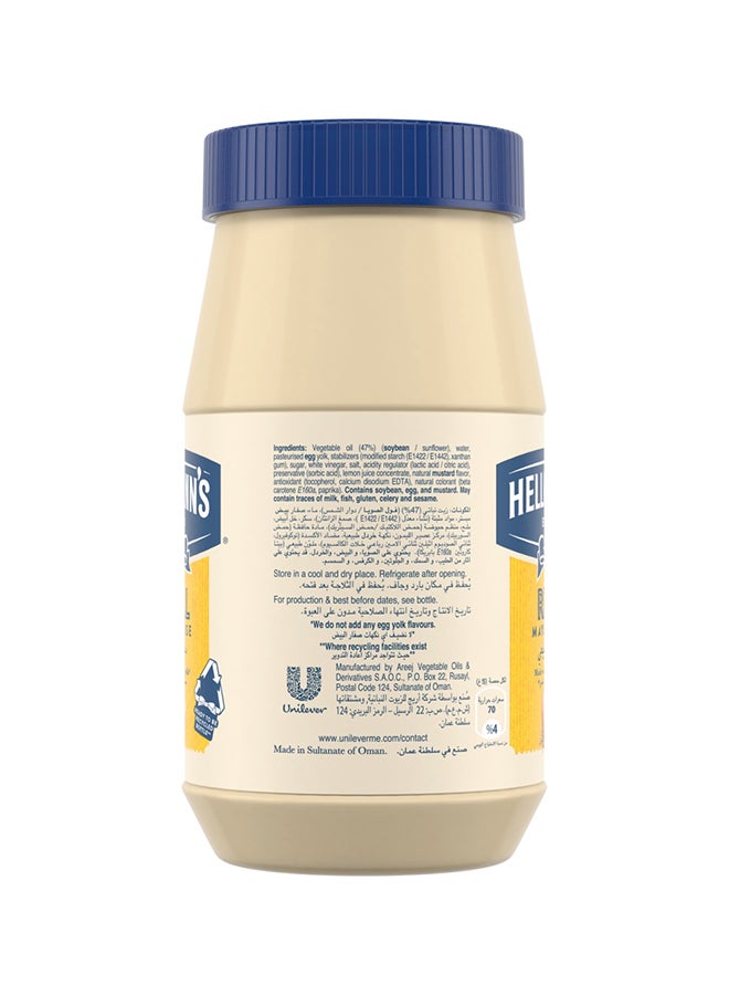 Hellmann's Mayonnaise, Ideal as a dip, dressing or spread, Real, 100% recycled plastic bottle, 450g - Image 2