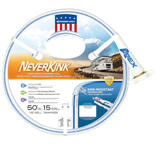 Teknor Apex 8602-25 NeverKink RV/Marine Hose - 5/8" x 25' , White - Image 5