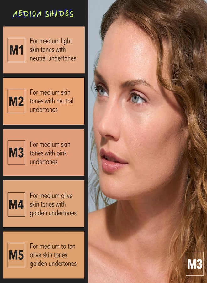 COVER FX Power Play Foundation - Shade M2 - Buildable Full Coverage - Waterproof Sweat-Proof Transfer-Proof - Natural Matte Finish - All Skin Types - Image 3