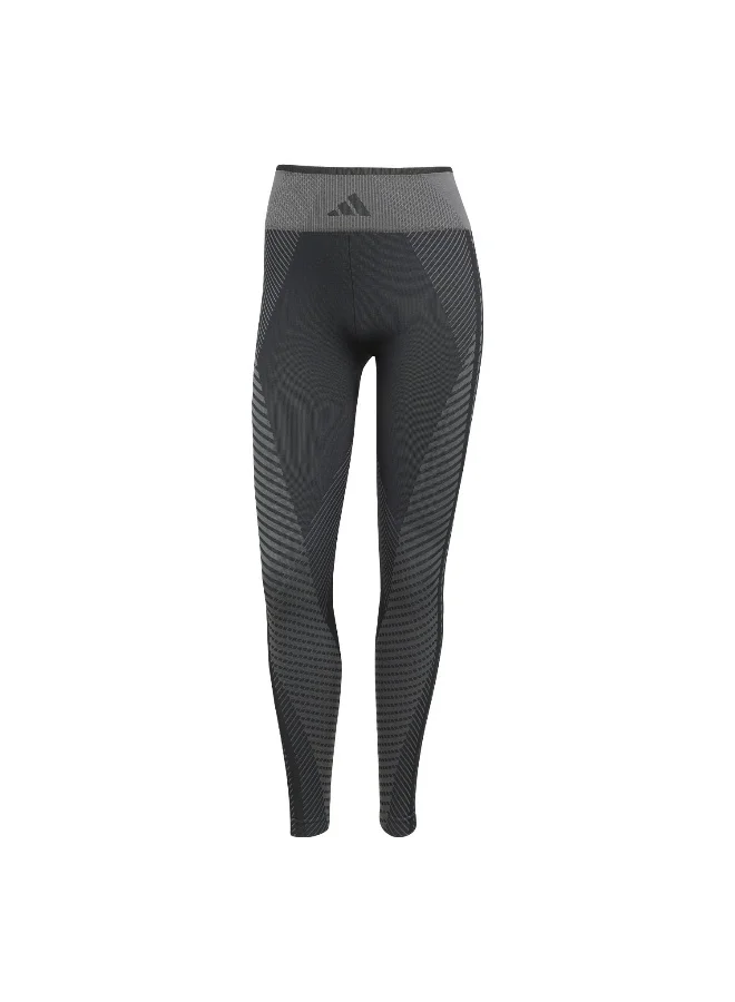 Adidas Knit 7/8 L Black Training Tights For Women XS