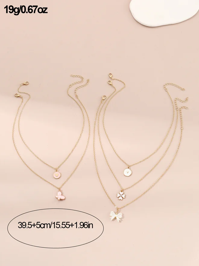 Take Two Take Two Set of 2 - Assorted Pendant Necklace