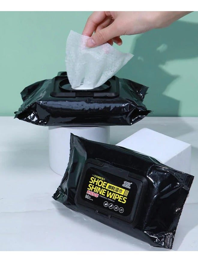 Shoe polish wipes 80 wipes - Image 3