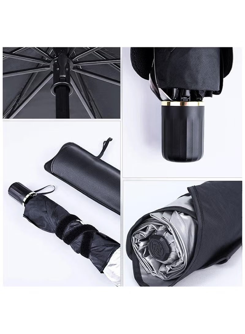 مظلة سيارة أمامية قابلة للسحب لحماية السيارة من الشمس - Image 3