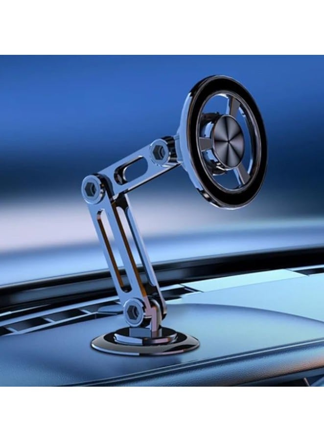 ريبنيو حامل هاتف السيارة RCP266 دوران  360° بالشفط المغناطيسي حامل هاتف السيارة المغناطيسي الأنيق، حامل الهاتف للسيارة، مع ذراع قابل للتعديل (أسود) - Image 3